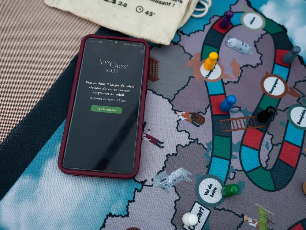 idée cadeau, jeu de société sur l'apprentissage du vin